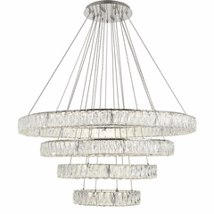 Elegant Monroe Integrated LED Chip Light Chandelier - Chrome - 3503G41C