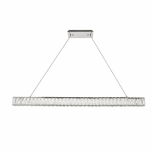 Elegant Monroe Integrated LED Chip Light Chrome Chandelier Clear Cut Crystal - 3502D47C