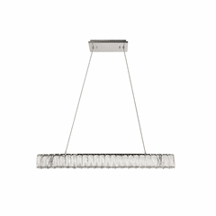 Elegant Monroe Integrated LED Chip Light Chrome Chandelier Clear Cut Crystal - 3503D31C