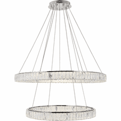 Elegant Monroe Integrated LED Light Chandelier - Chrome - 3503D42C