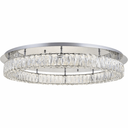 Elegant Monroe LED Light Flush Mount - Chrome - 3503F33C