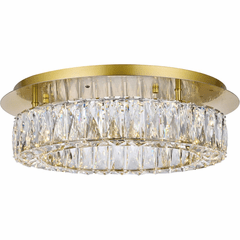 Elegant Monroe LED Light Flush Mount - Gold - 3503F18G
