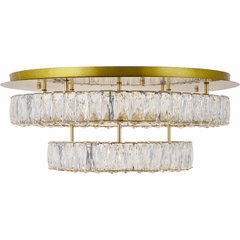 Elegant Monroe LED Light Flush Mount - Gold - 3503F26L2G