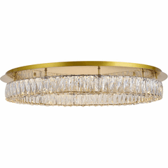 Elegant Monroe LED Light Flush Mount - Gold - 3503F33G