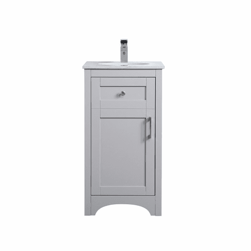 Elegant moore 18" Single Bathroom Vanity - Grey - VF17018GR