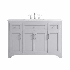 Elegant moore 48" Single Bathroom Vanity - Grey - VF17048GR