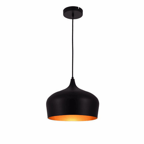 Elegant Nora Collection Pendant Black Finish - LDPD2003