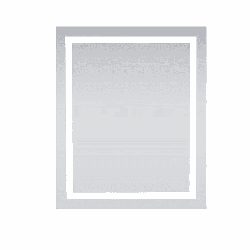 Elegant Nova Hardwired LED Mirror W30 X H36 Dimmable 5000K - Silver - MRE73036