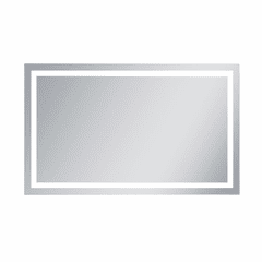 Elegant Nova Hardwired LED Mirror W36 X H60 Dimmable 5000K - Silver - MRE73660