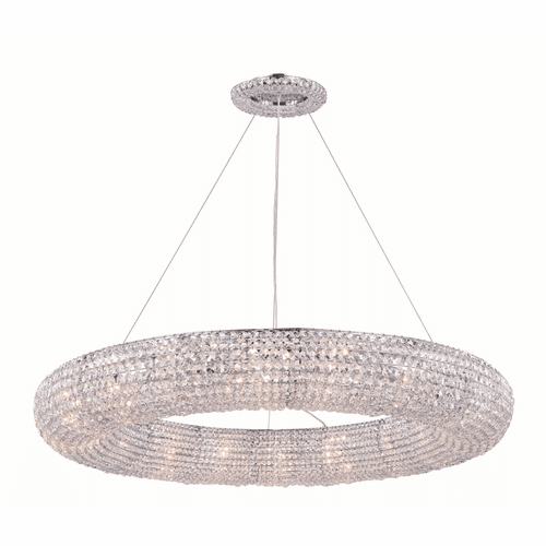 Elegant Paris 18-LT Chrome Chandelier Clear Royal Cut Crystal - 2114G41C/RC