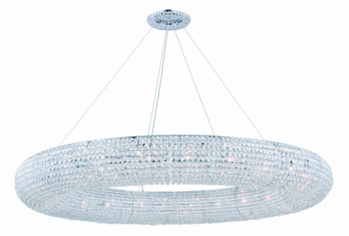 Elegant Paris 30-LT Chrome Chandelier Clear Royal Cut Crystal - 2114G71C/RC