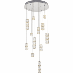 Elegant Polaris LED Light Pendant - Chrome - 3500D24C