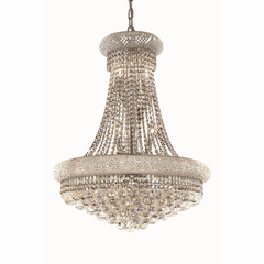 Elegant Primo 14-LT Chrome Chandelier Clear Royal Cut Crystal - V1800D24C/RC