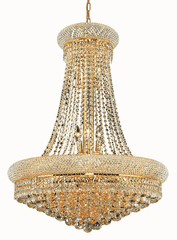 Elegant Primo 14-LT Gold Chandelier Clear Royal Cut Crystal - V1800D28G/RC Elegant Primo 14-LT Gold Chandelier Clear Royal Cut Crystal - V1800D28G/RC