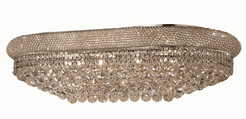 Elegant Primo 18-LT Chrome Flush Mount Clear Royal Cut Crystal - V1800F36SC/RC