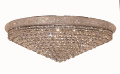 Elegant Primo 30-LT Chrome Flush Mount Clear Royal Cut Crystal - V1800F42C/RC