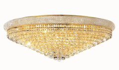 Elegant Primo 30-LT Gold Flush Mount Clear Royal Cut Crystal - V1800F42G/RC Elegant Primo 30-LT Gold Flush Mount Clear Royal Cut Crystal - V1800F42G/RC
