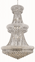 Elegant Primo 32-LT Chrome Chandelier Clear Royal Cut Crystal - V1800G30C/RC