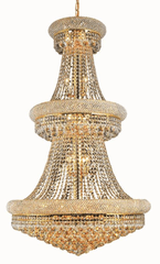 Elegant Primo 32-LT Gold Chandelier Clear Royal Cut Crystal - V1800G30G/RC Elegant Primo 32-LT Gold Chandelier Clear Royal Cut Crystal - V1800G30G/RC