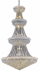 Elegant Primo 42-LT Chrome Chandelier Clear Royal Cut Crystal - V1800G48C/RC