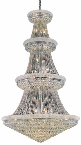 Elegant Primo 48-LT Chrome Chandelier Clear Royal Cut Crystal - V1800G54C/RC