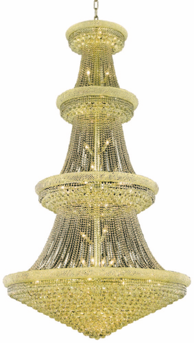 Elegant Primo 48-LT Gold Chandelier Clear Royal Cut Crystal - V1800G54G/RC