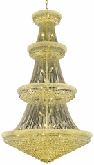Elegant Primo 48-LT Gold Chandelier Clear Royal Cut Crystal - V1800G54G/RC Elegant Primo 48-LT Gold Chandelier Clear Royal Cut Crystal - V1800G54G/RC