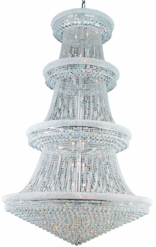 Elegant Primo 56-LT Chrome Chandelier Clear Royal Cut Crystal - V1800G62C/RC