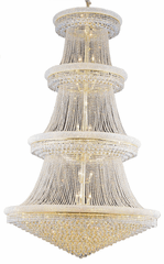 Elegant Primo 56-LT Gold Chandelier Clear Royal Cut Crystal - V1800G62G/RC