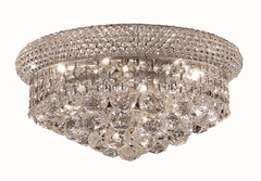 Elegant Primo 6-LT Chrome Flush Mount Clear Royal Cut Crystal - V1800F14C/RC Elegant Primo 6-LT Chrome Flush Mount Clear Royal Cut Crystal - V1800F14C/RC