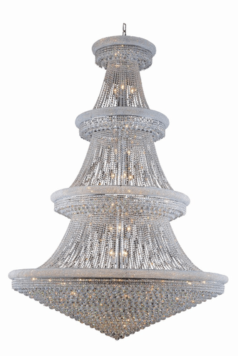 Elegant Primo 66-LT Chrome Chandelier Clear Royal Cut Crystal - V1800G72C/RC