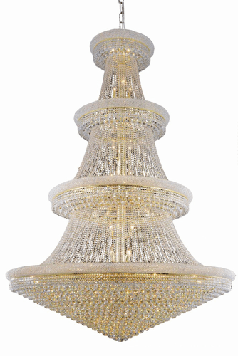 Elegant Primo 66-LT Gold Chandelier Clear Royal Cut Crystal - V1800G72G/RC