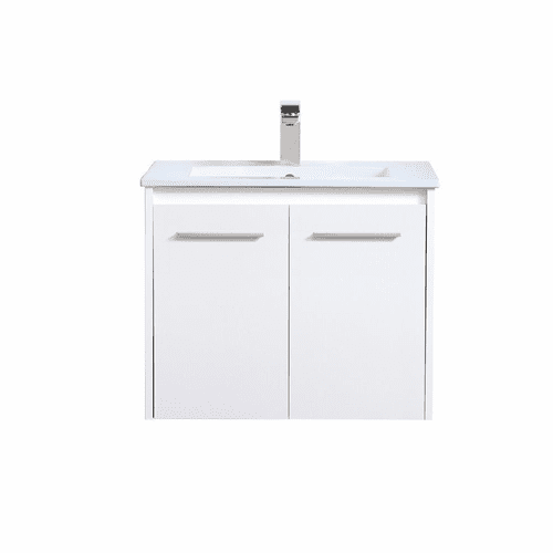Elegant Rasina 24" Single Bathroom Floating Vanity - White - VF44024WH