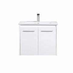 Elegant Rasina 24" Single Bathroom Floating Vanity - White - VF44024WH
