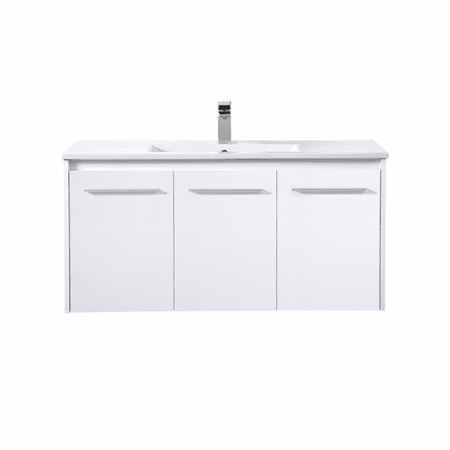 Elegant Rasina 40" Single Bathroom Floating Vanity - White - VF44040WH