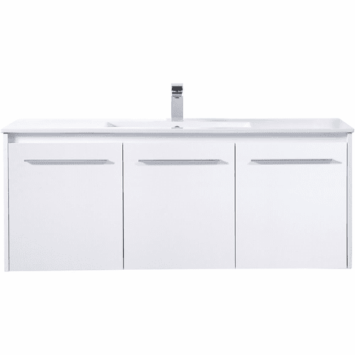Elegant Rasina 48" Single Bathroom Floating Vanity - White - VF44048WH