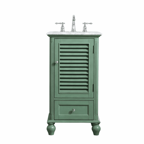 Elegant Rhodes 19" Single Bathroom Vanity - Vintage Mint - VF30519VM