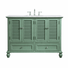 Elegant Rhodes 48" Single Bathroom Vanity - Vintage Mint - VF30548VM