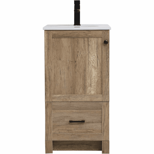 Elegant Soma 18" Single Bathroom Vanity - Natural Oak - VF2818NT