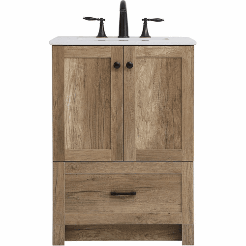 Elegant Soma 24" Single Bathroom Vanity - Natural Oak - VF2824NT