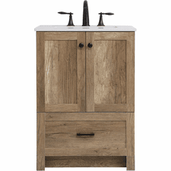 Elegant Soma 24" Single Bathroom Vanity - Natural Oak - VF2824NT