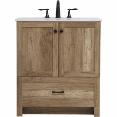 Elegant Soma 30" Single Bathroom Vanity - Natural Oak - VF2830NT