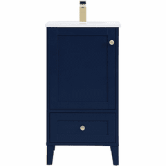 Elegant Sommerville 18" Single Bathroom Vanity - Blue - VF18018BL