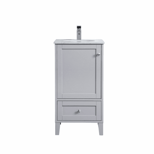 Elegant sommerville 18" Single Bathroom Vanity - Grey - VF18018GR
