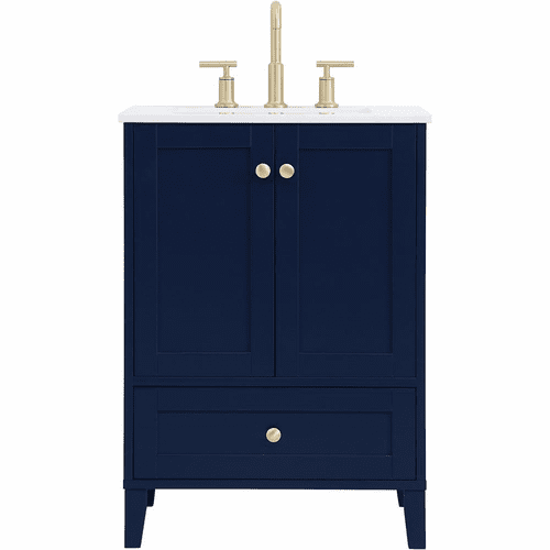 Elegant Sommerville 24" Single Bathroom Vanity - Blue - VF18024BL