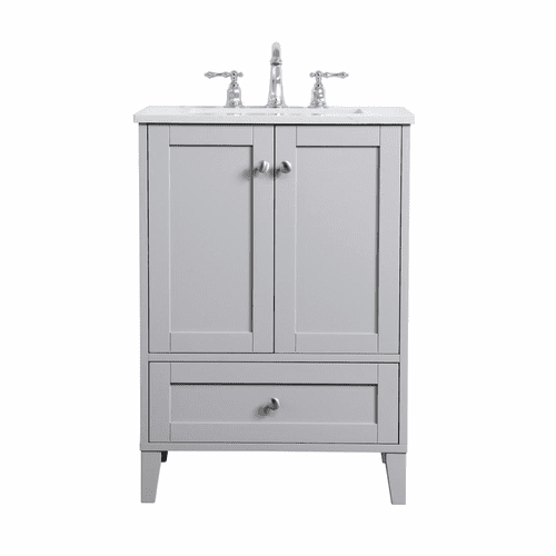 Elegant Sommerville 24" Single Bathroom Vanity - Grey - VF18024GR