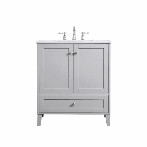 Elegant Sommerville 30" Single Bathroom Vanity - Grey - VF18030GR