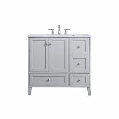 Elegant sommerville 36" Single Bathroom Vanity - Grey - VF18036GR