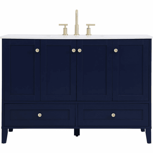 Elegant Sommerville 48" Single Bathroom Vanity - Blue - VF18048BL