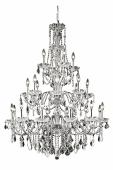 Elegant St. Francis 24-LT Chrome Chandelier Clear Royal Cut Crystal - V2015G36C/RC Elegant St. Francis 24-LT Chrome Chandelier Clear Royal Cut Crystal - V2015G36C/RC